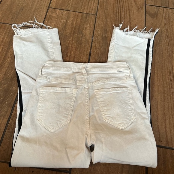 MOTHER Insider Crop Step Fray Whipping the Racer Size 25 - Picture 5 of 5